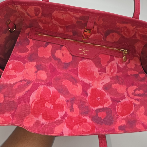 Louis Vuitton Brown and Pink Monogram Tote Bag - Picture 8 of 10